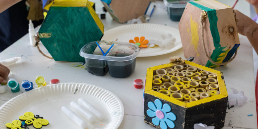 Helping the Helpers: Learning About Bees and Building Bee Houses