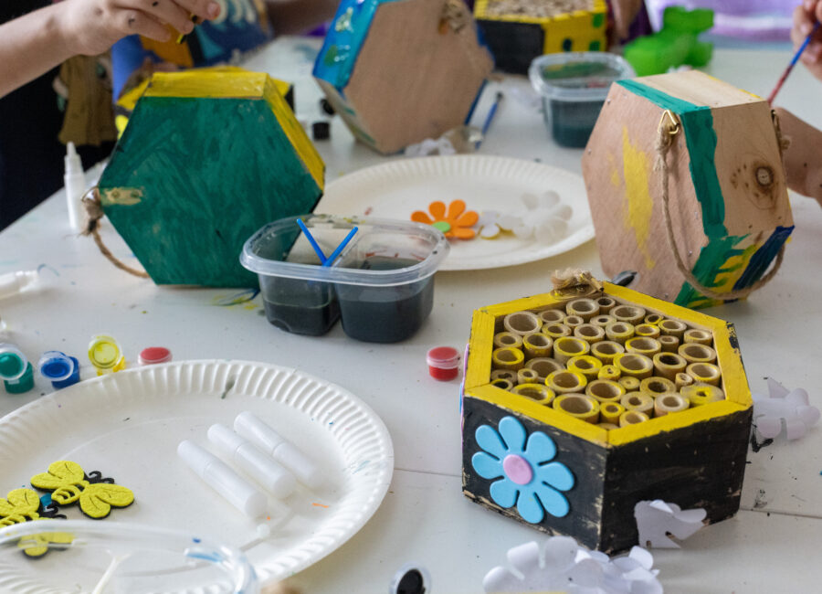 Helping the Helpers: Learning About Bees and Building Bee Houses